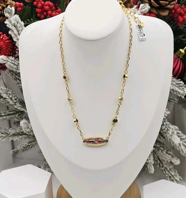 Brighton COLORMIX NWT $98 Gold Multi Color Enamel & Crystal Necklace - Image 1 of 4