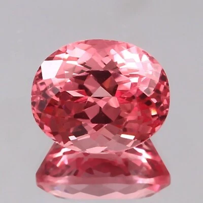 50 Ct Natural Ceylon Padparadscha Sapphire Oval Cut Loose Certified Gemstone - Image 1 of 4