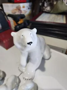 7 Imperial Lomonosov Polar Bear Porcelain USSR Russia Statue - Picture 1 of 8
