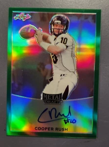 COOPER RUSH, BALTIMORE RAVENS ¡COMENZANDO QB! ROOKIE AUTO 6/10, #6 DE SOLO 10! RC! - Imagen 1 de 9