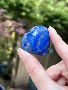 Lapis Lazuli Madani Crystal Heart : Serenity Peace Self Knowledge AAA+ 39 31g - Picture 1 of 8