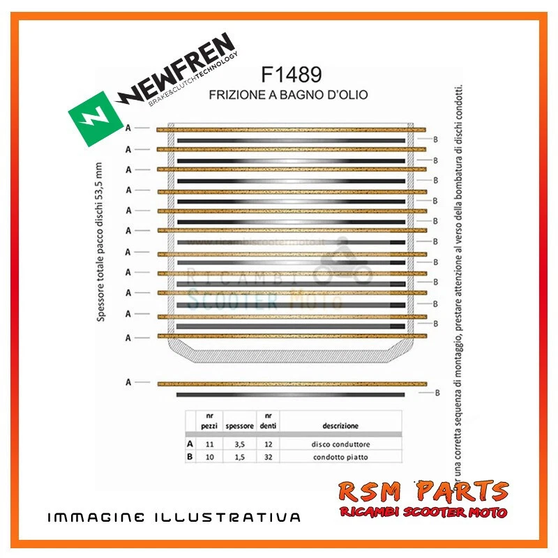 Series Clutch Plates Garnished Ducati Monster S2R 800 2005 2007 F1489A#10 - Image 1 of 1