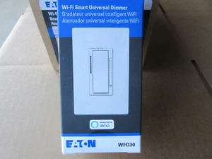 Eaton WFD30-W-SP-L Wi-Fi Smart LED Dimmer Control Your Lights Anywhere New - Picture 1 of 5