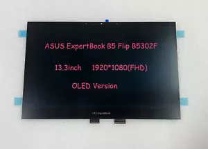 Conjunto de pantalla táctil LCD ASUS ExpertBook B5 Flip B5302F 13,3 pulgadas FHD OLED - Imagen 1 de 5