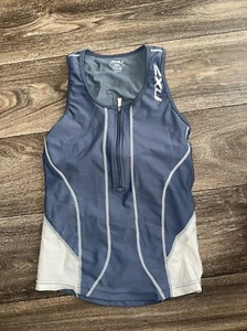 2XU Triathlon Top Women’s Medium Gray Inner Bra #BB - Picture 1 of 3