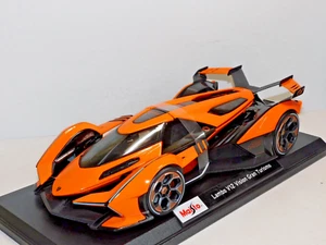 Maisto Lambo V12 Vision Gran Turismo Car 1:18 Scale Orange - Special Edition New - Picture 1 of 8