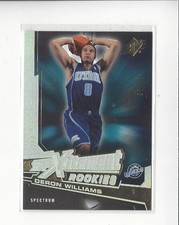 2005-06 SPx SPxcitement Rookies Spectrum #XCR11 Deron Williams RC Jazz Nets /99