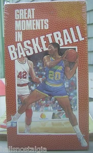 Great Moments In Basketball Unopened 1989 Factory Sealed VHS Tape - Picture 1 of 2
