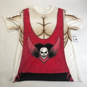 WWE Bret The Hitman Hart Halloween Kostüm Tee Grafik T-Shirt Größe Medium Neu mit Etikett - Bild 1 von 10