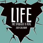 Leben - Die Struggle Ist Echt - 2024 Wandkalender - Brandneu - 08376