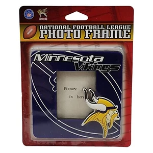 Minnesota Vikings Photo Frame Vintage 1999 Fridge Magnetic Crown Pro Randy Moss - Picture 1 of 2