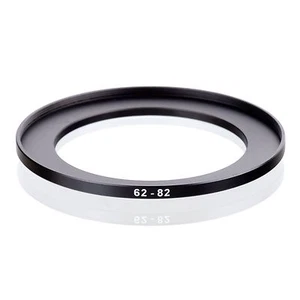 Camera 62mm Lens to 82mm Accessory Step Up Adapter Ring 62mm-82mm Black - Picture 1 of 4