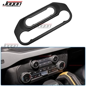 Cubierta de control de clima de tablero de carbono mate para Ford Bronco Raptor 2021-24 - Imagen 1 de 8