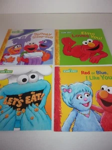 Sesame Street Set of 4 Paperback Books - Picture 1 of 4