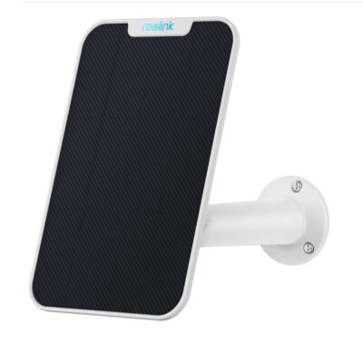 Reolink Panneau Solaire for Batterie WiFi Caméras Argus 2/Pro/Eco/PT/Go (Blanc)