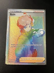 Pokémon TCG Bede Schwert & Schild Basis Set 207/202 Holo Secret selten M/NM - Bild 1 von 2