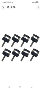 8×Hard Top Quick Removal Fastener Thumb Screw Integrated D Ring For Bronco 2/4dr - Picture 1 of 7