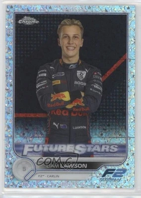 2022 Chrome Formula 1 F2 Racers Future Stars Mini-Diamond Refractor Liam Lawson - Image 1 of 2