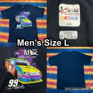 Chase Authentics NASCAR Aflac Roush Racing schwarzes T-Shirt Large Carl Edwards #99 - Bild 1 von 7