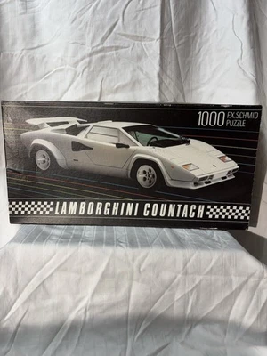 Rompecabezas vintage Lamborghini Countach FX Schmid #98164.1 Alemania Occidental sellado nuevo en stock Foto 1 de 3