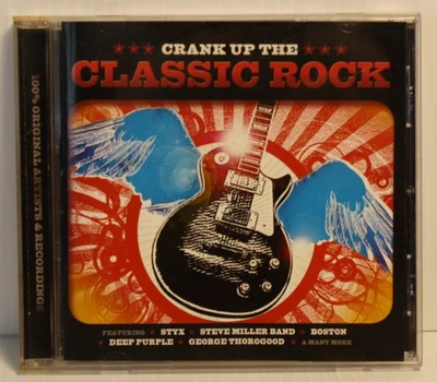 Crank Up The Classic Rock - Various Artists (CD, 2010) BTO, Steve Miller, Deep Foto 1 de 3