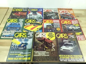 HI-PERFORMANCE CARS 1973 MAGAZINE LOT OF 11 DRAG RACING HOT RODS VINTAGE - Picture 1 of 13