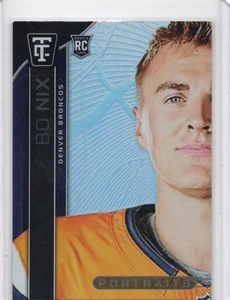 2024 Panini Totally Certified - Portraits Bo Nix #2 Mirror (RC) Denver Broncos - Picture 1 of 2