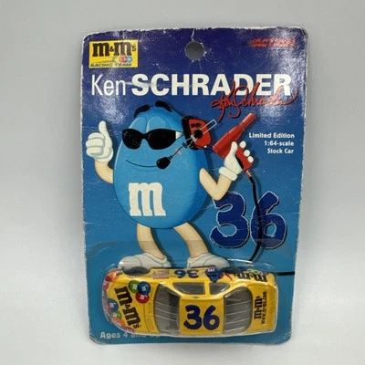 Action Ken Schrader M&Ms Racing Team Limited Edition 1:64 stock car #36 NEW - Image 1 of 4