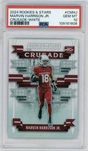 2024 Panini Rookies & Stars Marvin Harrison Jr White RC /149 #C-MHJ Cardinals - Picture 1 of 2