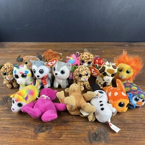 McDonalds Happy Meal Toy TY Plush x18 Bundle Animals Fish Snowman Unicorn Lion - Picture 1 of 13