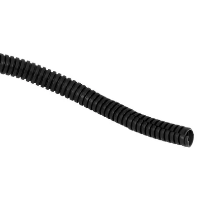 Spectre 29511 Convoluted Wire Loom Tubing, Black, 1/4 Inch x 10 Ft. - Image 1 of 4