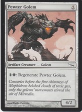 4X PEWTER GOLEM ARTIFACT MIRRODIN MTG MAGIC NM X4 (yourdeckbuilder)