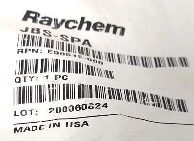 🔥 New Stainless 5-Pack Tyco Raychem Pipe Adapter, Heat Trace JBS-SPA E90515-000 - Image 1 of 4
