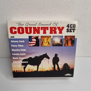 The Great Sounds of Country - Volumes 1,2,3 & 4 - 4 CD set 69 songs Johnny Cash - Picture 1 of 5