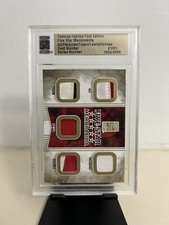 2010 Famous Fabrics First Edition Ali - Pacquiao - Tyson - Lewis - Holmes 1/1