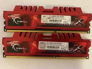 G. SKILL RIPJAWS 8GB (2X4GB) DDR3-1600MHz PC3-12800 1.5V F3-12800CL9D-8GBXL - Picture 1 of 2