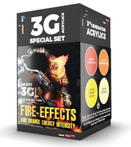 AK Interactive AK1071 - Wargame color set Fire effects - Neu