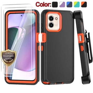 For Motorola Moto G Stylus 5G 2023 Case Shockproof /Belt Clip /Tempered Glass - Picture 1 of 22