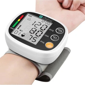 Ziqing Automatic Wrist Blood Pressure Monitor BP Machine Heart Rate Monitor - Picture 1 of 7