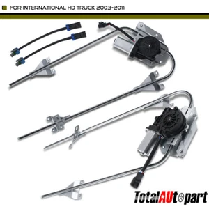 New 2Pcs Window Regulator for International 9200 9900 00-07 Front Left & Right  - Picture 1 of 8