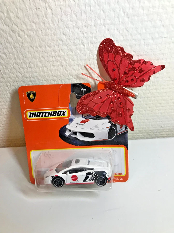 MATCHBOX Lamborghini gallardo police 1:64 Neuf cadeaux collection hot wheels - Photo 1/1