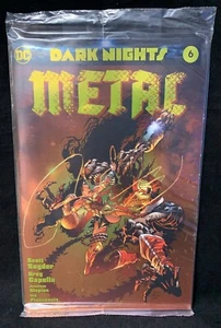 Dark Nights Metal #6 DC Comics 2018 cubierta de lámina dorada/sellada - Imagen 1 de 2