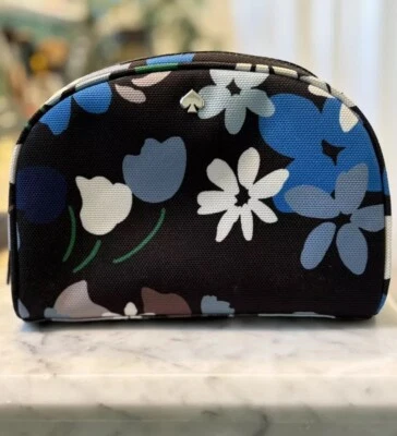 Estuche de cosméticos Kate Spade Dome estilo Jae mediano negro multicolor. Usado en excelente estado Foto 1 de 4