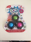 Toy Mania Pop N Spin Fidget Toy. Great Condition. In Packaging.