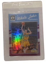 2016-17 Donruss Optic 1st Yr Nikola Jokic Purple Silver PRIZM Holo Refractor #90