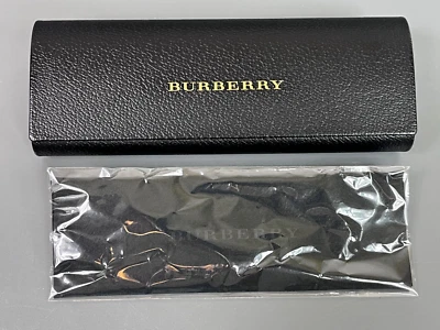 BURBERRY Optical Eyeglasses Reading Glasses Sunglasses Black Hard Case & Cloth - Image 1 of 4