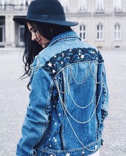 Jacken Mantel Westen Zara Jeans Optik Jacke Stickerei Embroidered Jacket Bestickt Blue Bomber Egresadosbottazzi Com Ar