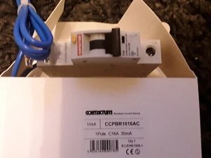 Contactum CCPBR1016AC 16A Type C RCBO 30mA