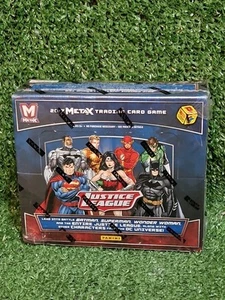 Caja de refuerzo de tarjetas coleccionables Justice League Metax Meta X Panini TCG 2017 288 tarjetas - Imagen 1 de 4