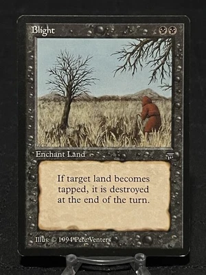 Blight - Legends ~LP/MP~ Magic The Gathering MTG - Image 1 of 4